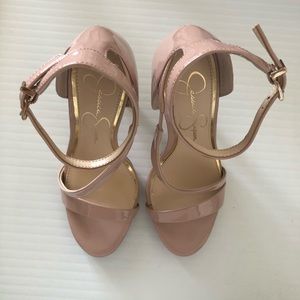Patent blush heels - Size 5.5 - Jessica Simpson